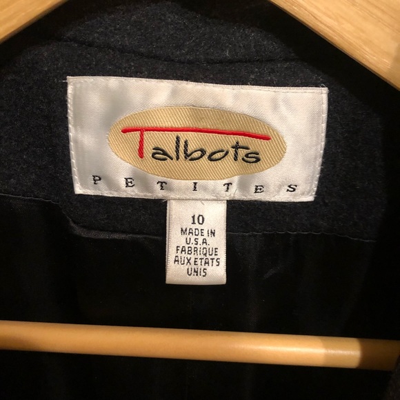 Talbots Gray Overcoat - Picture 2 of 3